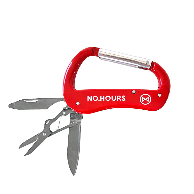 Rebel Multi-Tool Carabiner Red – NoHours