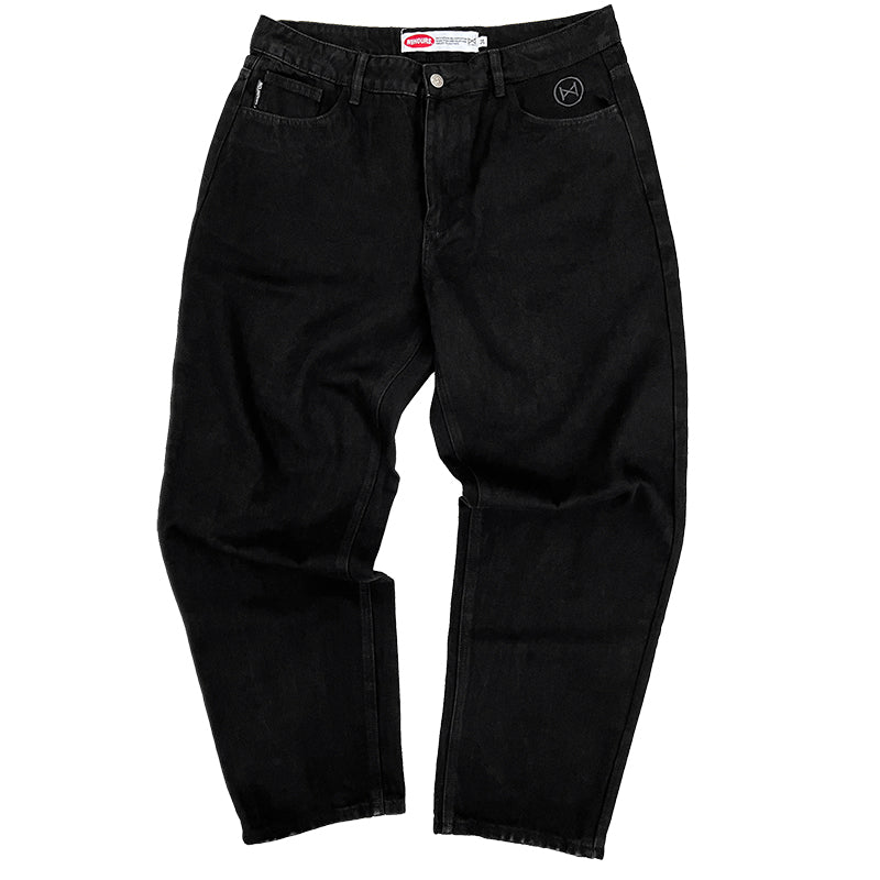 NoHours Stamped Black Denim Pant NoHours Stamped Black Denim Pant